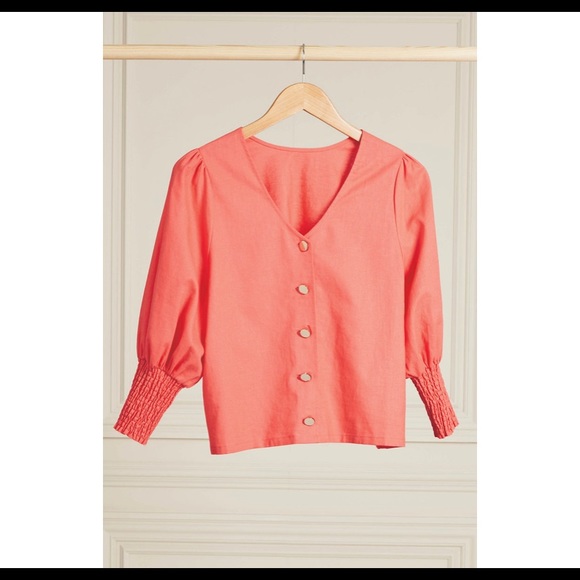 Two-Way Puff Sleeve Top - Picture 4 of 8